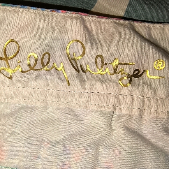 LILLY PULITZER 'Fansea' Minty Fresh Callahan Short Size 0 - Picture 10 of 16